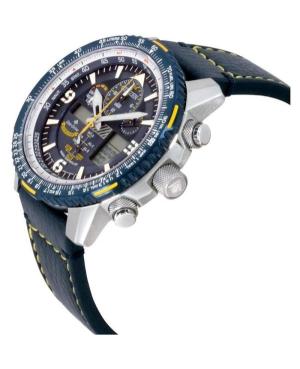 Vyriškas Diver Japoniškas Elektroninis, Solar Digital Watch Chronograph CITIZEN JY8078-01L Mėlyna Dial 7mm image 3