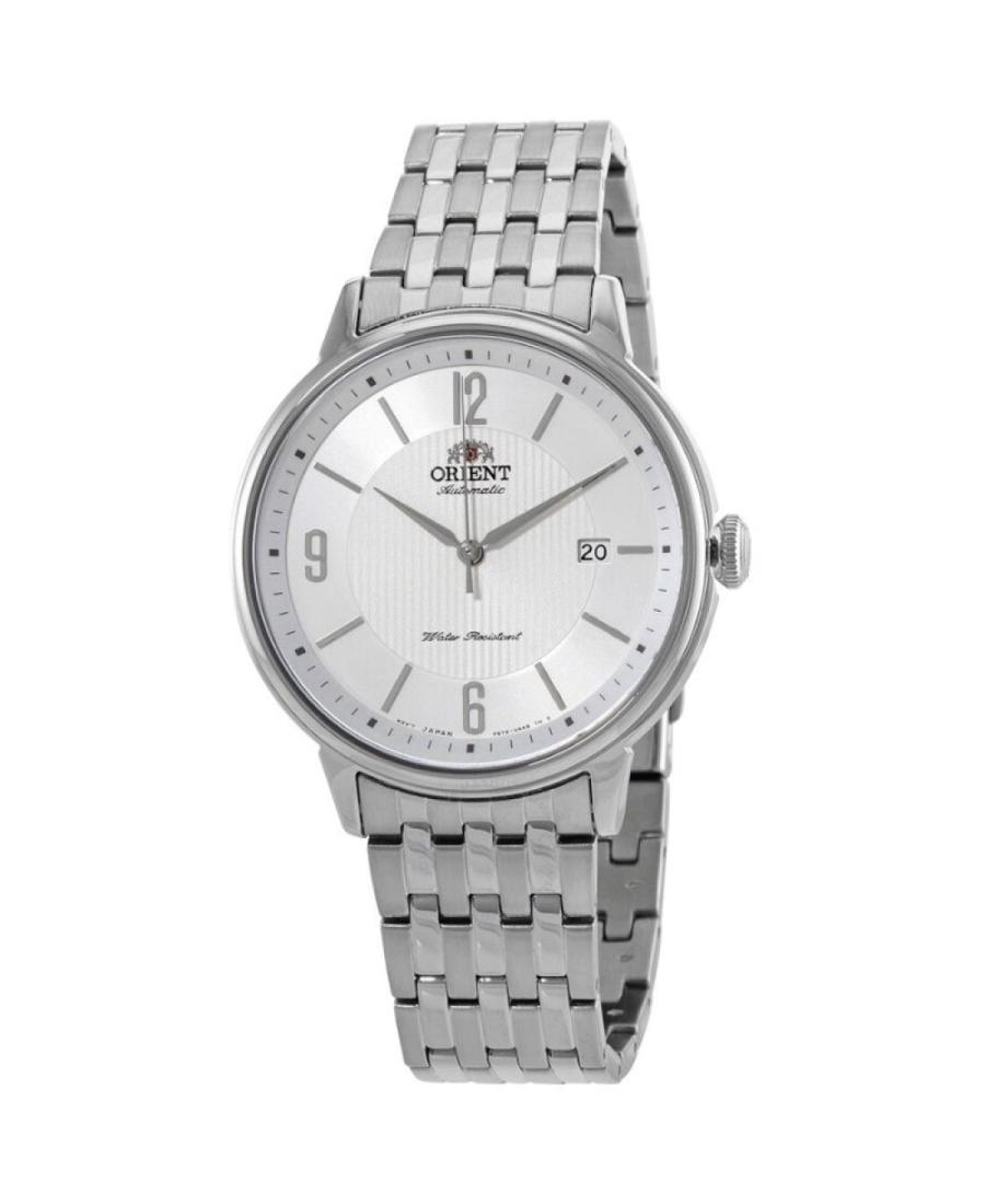 Vyriškas Klasikinis Japoniškas Kvarcinis - elektroninis, Solar Rodyklinis Watch ORIENT RA-AC0J10S10B Sidabras Dial 42mm