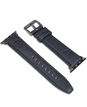 Watch Strap TIMBERLAND STRAP LACANDON S BLUE LEATHER GUN Skóra Niebieski Skórzany Niebieska 20 mm