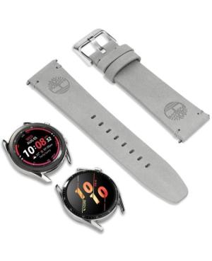 Watch Strap TIMBERLAND STRAP ASHBY L GREY LEATHER SS Skóra Gray Skórzany Szary 22 mm image 6