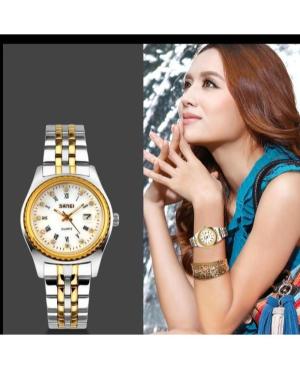 Women Klasické Quartz Analog Watch SKMEI 9098SI-S Silver Dial image 1