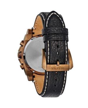 Vyriškas Diver Kvarcinis Watch Chronograph BULOVA 97B188 Juodas Dial 46mm image 4