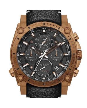 Vyriškas Diver Kvarcinis Watch Chronograph BULOVA 97B188 Juodas Dial 46mm image 6