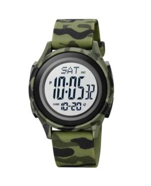 Men Sports Functional Quartz Digital Watch Alarm SKMEI 1476CMGN Silver color Dial 52mm