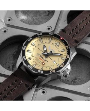 Vyriškas Diver Kvarcinis - elektroninis, Solar Rodyklinis Watch VOSTOK EUROPE NH34-225A713 Gold color Dial 46mm image 1