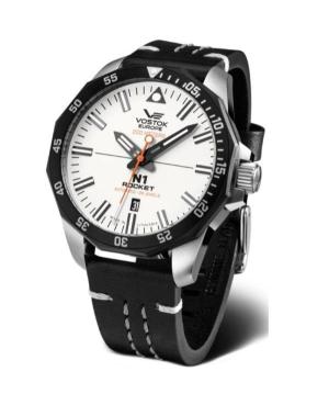 Men Diver Watch VOSTOK EUROPE NH35-225E711 White Dial 46mm