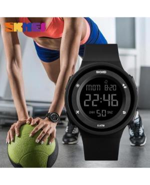 Men Sports Functional Quartz Digital Watch Alarm SKMEI 1445BK Černá Dial 42mm image 1