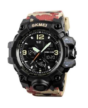Men Sports Functional Quartz Digital Watch Alarm SKMEI 1155BCMRD Černá Dial 55mm