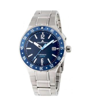 Men Sports Automatic Analog Watch JACQUES LEMANS 1-2109H Blue Dial 42mm image 6