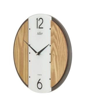 ADLER 21227PBO Настенные кварцевые часы Стекло Wood Дуб изображение 1