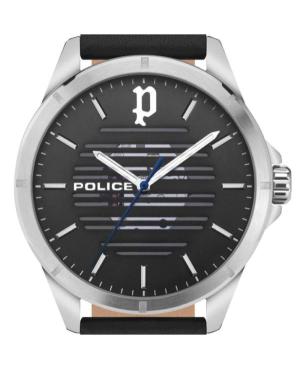 Men Fashion Quartz Analog Watch Skeleton POLICE PEWJA2204502 Černá Dial 45mm image 4