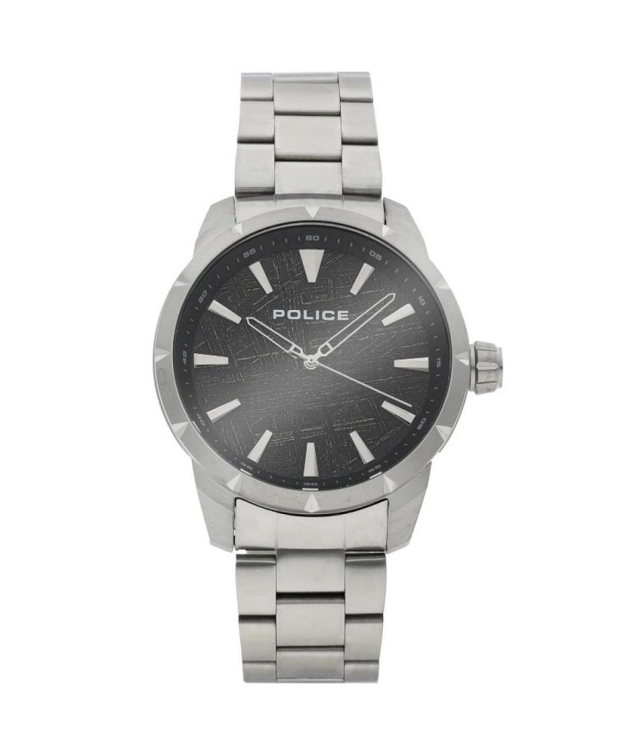 Men Fashion Quartz Analog Watch POLICE PEWJG2202901 Schwarz Dial 45mm