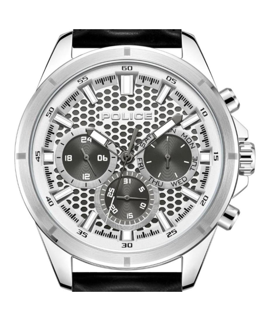 Police Analog PEWJF2204102, Black, Strap