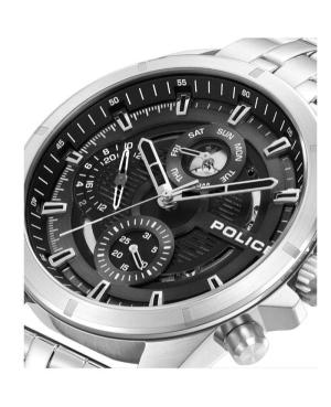 Men Klasické Quartz Analog Watch POLICE PEWJK0004605 Černá Dial 45mm image 3