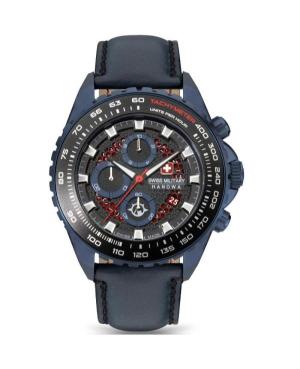 Men Klassisch Sports Swiss Quartz Analog Watch Chronograph SWISS MILITARY HANOWA SMWGC2102291 Blau Dial 44mm