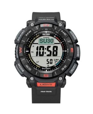 Vyriškas Sportinis Su funkcijomis Japoniškas Elektroninis, Solar Digital Watch Timer CASIO PRG-340-1ER Juodas Dial 51mm image 2