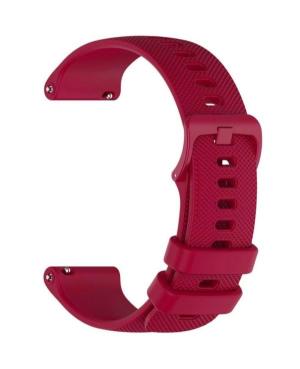 Watch Strap Diloy SBR42.04.22 Silicone Cherry 22 mm