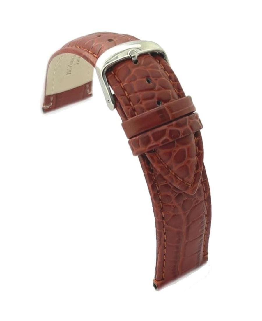 Watch Strap Diloy 412.08.20 Brown Braun 20 mm