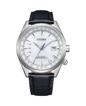 Vyriškas Klasikinis Japoniškas Elektroninis, Solar Rodyklinis Watch CITIZEN CB0270-10A Balta Dial 43mm
