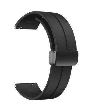 Watch Strap Diloy SBR45.01.22 Black 22 mm