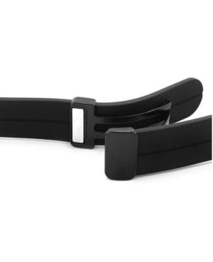 Watch Strap Diloy SBR45.01.22 Black Silicone Schwarz 22 mm image 2