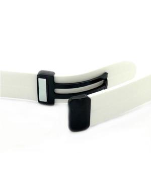 Watch Strap Diloy SBR45.22.22 White 22 mm image 2