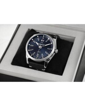 Men Klassisch Swiss Quartz Analog Watch BISSET ZEGBIS078 Blau Dial image 1