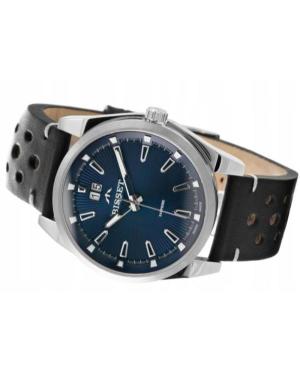 Men Klassisch Swiss Quartz Analog Watch BISSET ZEGBIS078 Blau Dial image 3