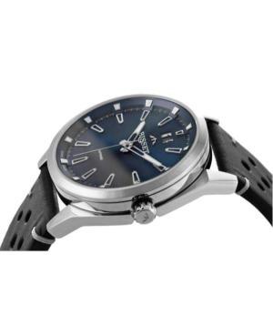 Men Klassisch Swiss Quartz Analog Watch BISSET ZEGBIS078 Blau Dial image 4