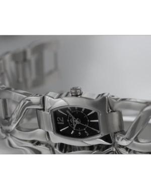 Women Klassisch Swiss Quartz Analog Watch BISSET BSBD08SIBX Schwarz Dial 20mm