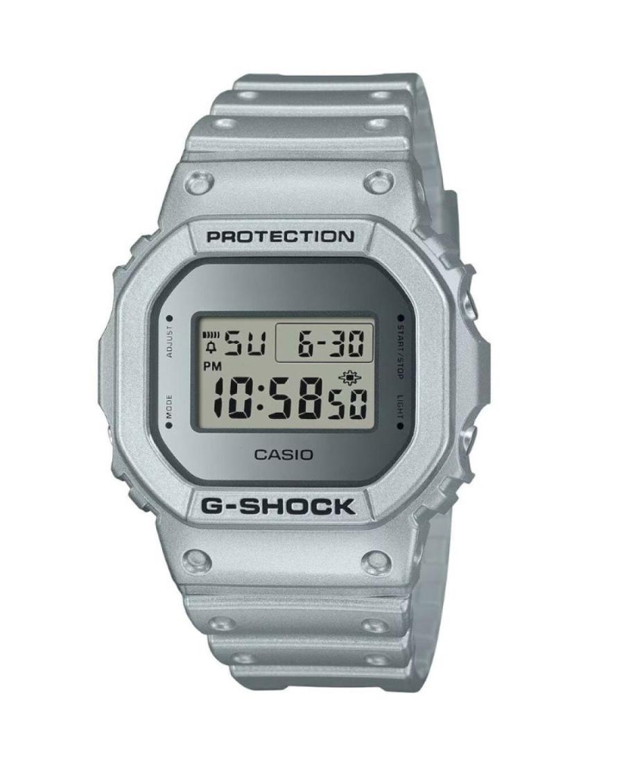 Men Sports Functional Diver Japan Quartz Digital Watch Alarm CASIO DW-5600FF-8ER G-Shock Silver Dial 42mm
