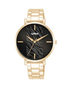 Women Klassisch Japan Quartz Analog Watch LORUS RG232WX-9 Schwarz Dial 34mm