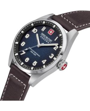 Men Klassisch Swiss Quartz Analog Watch SWISS MILITARY HANOWA SMWGA0001502 Blau Dial 42mm image 5