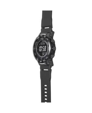 Men Sports Functional Japan Eco-Drive Digital Watch Timer CASIO PRW-35Y-1BER Black Dial 44.5mm image 7