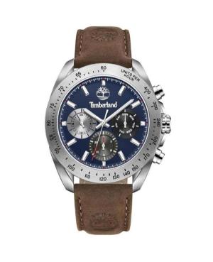 Men Fashion Functional Quartz Analog Watch TIMBERLAND TDWGF0009801 Silver color Dial 46mm