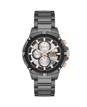 Men Klassisch Quartz Analog Watch SLAZENGER SL.9.2249.2.03 Silver Dial 45mm