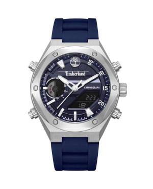 Men Sports Quartz Digital Watch Chronograph TIMBERLAND TDWGP2231403 Modrá Dial 46mm