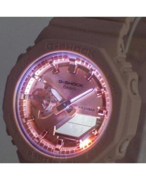 Women Sports Functional Diver Japan Quartz Digital Watch Timer CASIO GMA-S2100MD-4AER G-Shock Golden Dial 43mm image 4