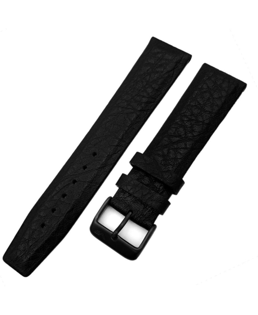 Vostok-Europe LIMOUSINE Watch Strap VE-GAZ14.01(ROUGH).22.B Black Juoda 22 mm