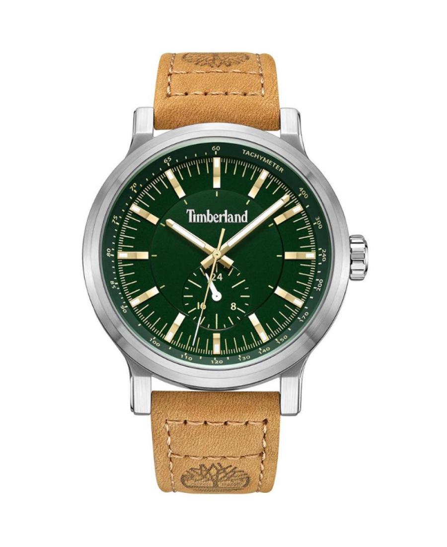 Men Klassisch Quartz Analog Watch TIMBERLAND TDWGF2231002 Grün Dial 46mm