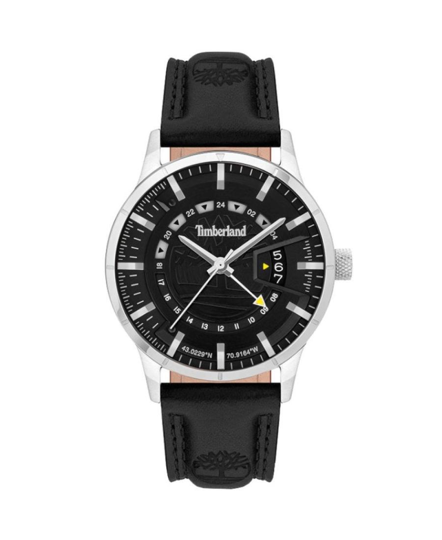 Men Quartz Analog Watch TIMBERLAND TDWGB2201501 Černá Dial 42mm