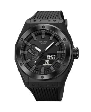 Men Functional Sports Quartz Analog Watch Alarm SKMEI 2103BKBK Černá Dial 46mm