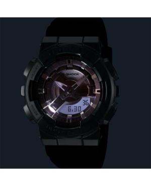 Kobiety sportowy Funkcjonalny Diver Japonia kwarcowy cyfrowe Zegarek Timer CASIO GM-S110-1AER G-Shock Srebrna Wybierz 42mm image 2