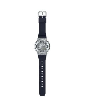Kobiety sportowy Funkcjonalny Diver Japonia kwarcowy cyfrowe Zegarek Timer CASIO GM-S110-1AER G-Shock Srebrna Wybierz 42mm image 4