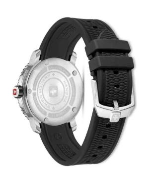 Mężczyźni sportowy Diver Szwajcar kwarcowy analogowe Zegarek SWISS MILITARY HANOWA SMWGN0001701 Czarny Wybierz 44mm image 2