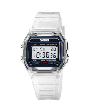 Men Sports Functional Quartz Digital Watch Alarm SKMEI 2056WT Silver color Dial 35mm