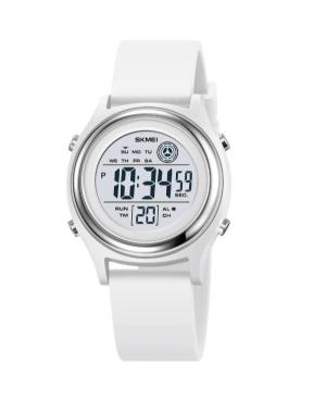 Women Sports Functional Quartz Digital Watch Timer SKMEI 2094WTSI Silver color Dial 35mm