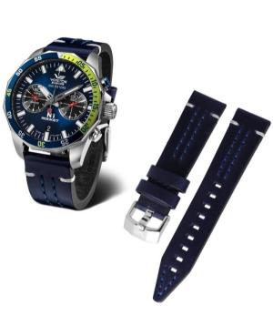 VOSTOK EUROPE VE-ROC-N1-II-05(WH-BLUE).22.W Синій 22 мм image 2