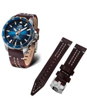 VOSTOK EUROPE VE-ROC-N1-II-02(W).22.W Коричневий 22 мм image 1