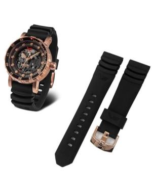Vostok Europe ENGINE Watch Strap VE-ENGINE-SL.01.22.RG Black Silicone Schwarz 22 mm image 1